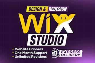 develop and design wix studio website