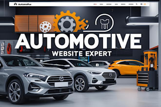 build a professional automotive website for rentals, dealerships, or auto parts
