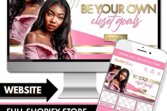 do custom winning shopify clothing boutique website