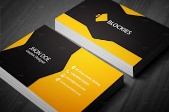 design double side business card