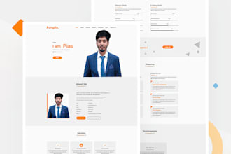 create dynamic portfolio website