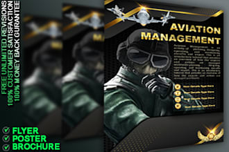 create modern infographics, posters, flyers and brochure