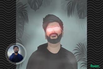 do any digital art, photoshop, or illustrator project