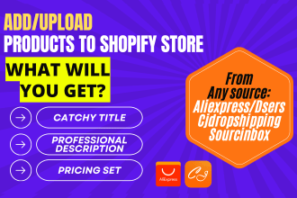 list,upload product to your shopify store from any source