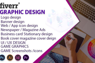 create 2d, 3d full games graphics, UI, screenshots for games and apps