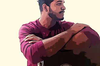 convert your photo into a cartoon portrait