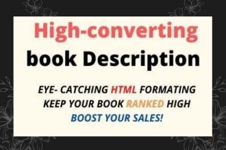 convert your amazon description or blurb into HTML