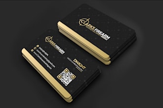 design a minimalist business card with qr code within 24 hrs
