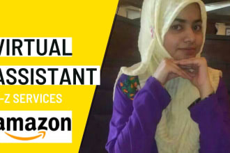 be your amazon VA, amazon fba, PPC expert, store creation, shipping