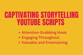 research and write an entertaining youtube video script