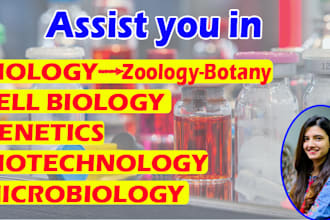 assist you in biology, zoology, cell biology and genetics