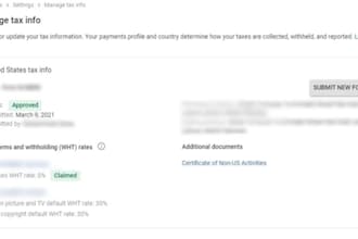 submit US adsense w9 form and any adsense issue