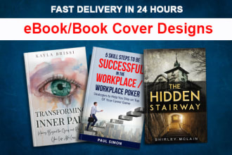 do book cover design, ebook cover  and kindle book cover design