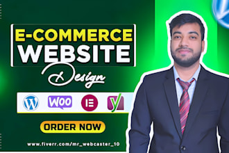 create wordpress ecommerce website or woocommerce online store