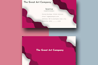 design a creative business card for your business