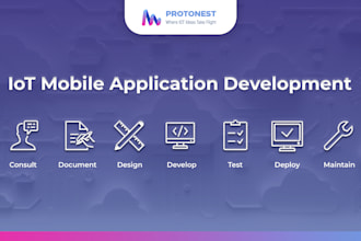 do mobile app development for iot with wifi ble mqtt nfc