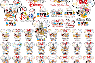 provide bundle family trip 2025 svg png, family vacation svg, family squad svg