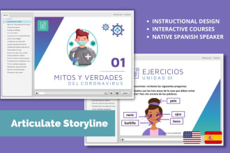 develop your e learning course in spanish using articulate