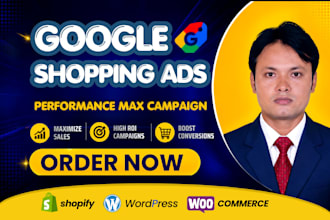 setup optimize google shopping ads performance max campaign for ecommerce, gmc