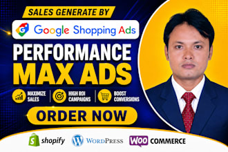manage and optimize google shopping ads campaign, performance max ads campaign