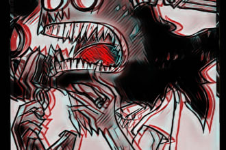 design an illustrated album cover
