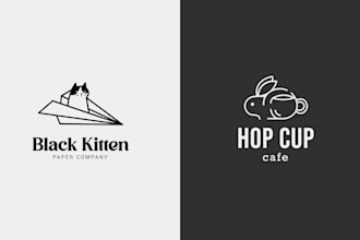 create a unique creative modern minimal logo