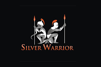 design help silver warrior with a new logo in 1 day