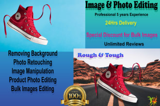 change image background, crop images, color correction photo editing