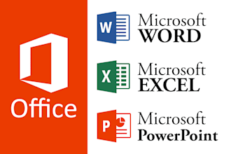 assist you in microsoft word, excel, powerpoint project