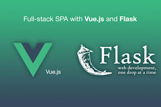 develop webapps using flask vuejs, quasar, docker and deploy