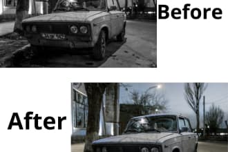 restore colorize enhance descratch your old photographs