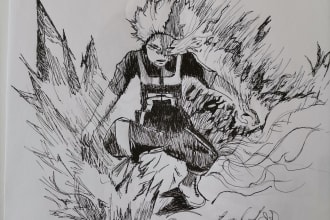 drawing anime and your medium level caricatures