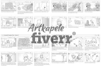 draw professional storyboard from any script and concept