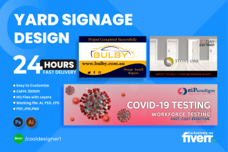design a yard sign, banner for real estate,vinyl,captivating,realtor,outdoor,law
