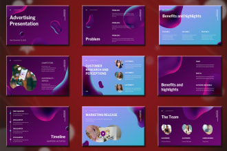 design powerpoint presentation and editable canva templates
