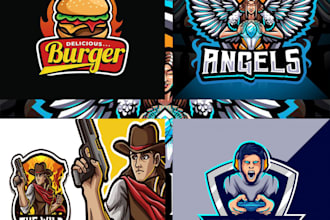 design mascot, character or cartoon logo
