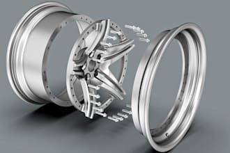 design car wheels rims sports forged aluminium cnc production ready
