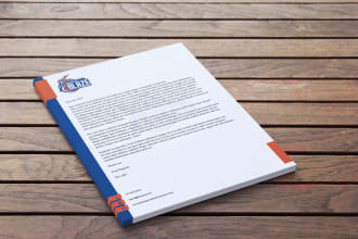 design a modern letterhead
