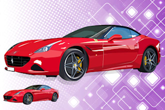 draw any vector art for you