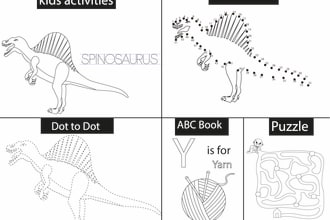 create unique coloring book pages and kids activity books