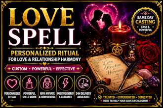 cast a personalized love spell for love and relationship harmony