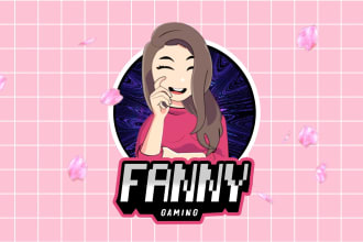 design custom logo for esport team, twitch, youtube