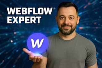 develop webflow website, figma to webflow, webflow expert