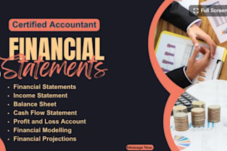 prepare financial statements for you