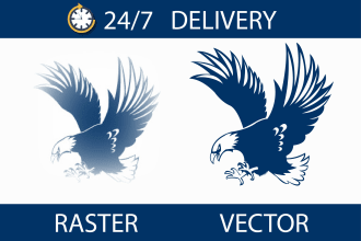 do vector tracing redesign update redraw and vectorize your logo