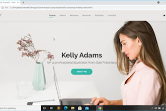 design and develop a professional responsive website
