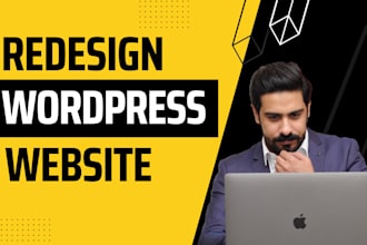 redesign your current wordpress website