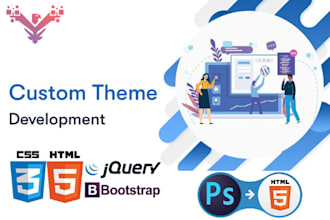 turn your design into code develop a html css bootstrap website