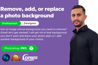 remove, add or replace background photo for products