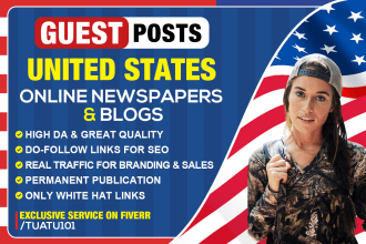get guest posts in USA blogs high da and real traffic